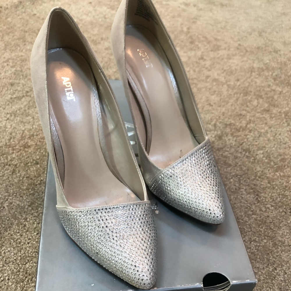 Silver heels